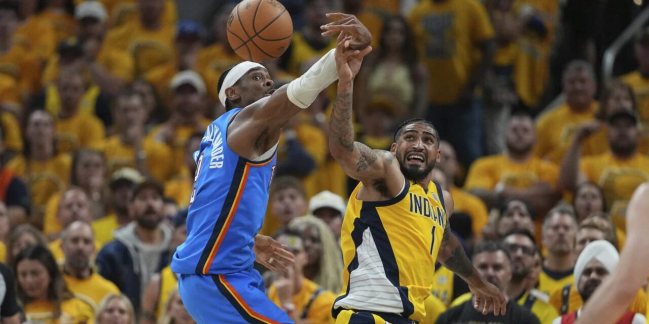 Gilgeous-Alexander brilla al final, Thunder remonta y vence 111-104 a Pacers para empatar Finales