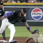 Perdomo conecta triple de 3 carreras, Diamondbacks anotan 5 en la 9na y superan 8-7 a Padres