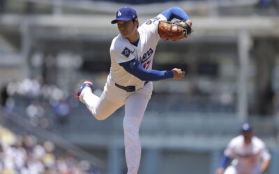 Ohtani lanza una sólida entrada y produce cinco carreras en triunfo 13-7 de Dodgers sobre Nacionales