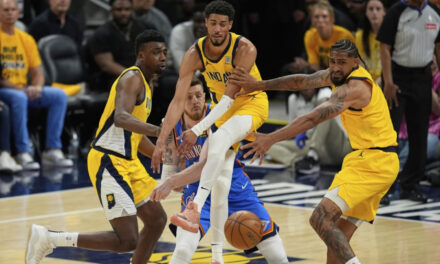 Pacers remontan en el 4º, vencen a Thunder 116-107 y toman ventaja 2-uno en las Finales de la NBA