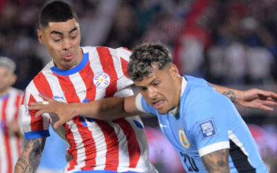 Paraguay acaricia clasificación al Mundial tras vencer 2-0 a Uruguay en eliminatoria