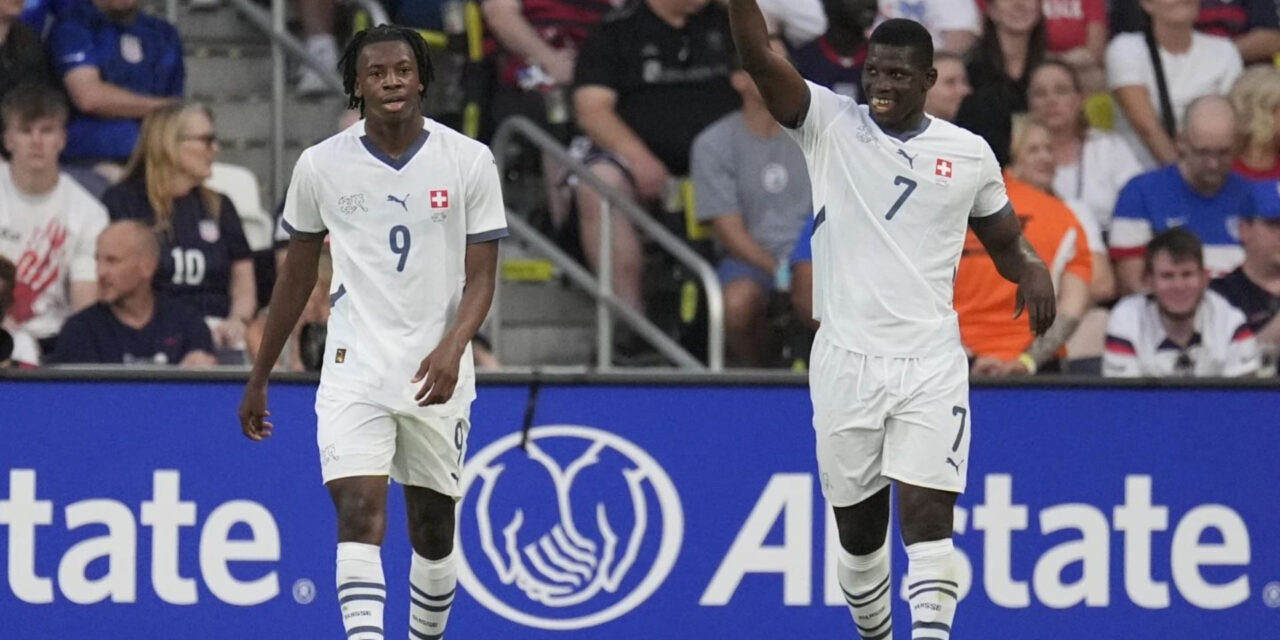 Estados Unidos recibe 4 goles en el primer tiempo y cae 4-0 ante Suiza