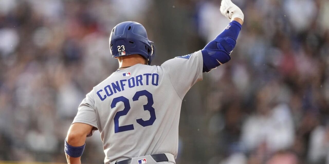 Conforto y Ohtani conectan jonrones por Dodgers, líderes del Oeste, que se imponen 9-7 a Rockies.