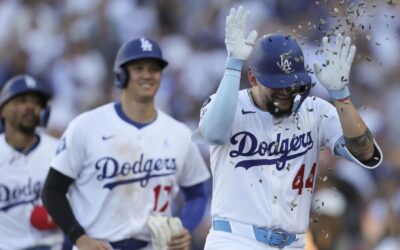 Jonrón de tres carreras de Andy Pagés da victoria 5-4 a Dodgers sobre Gigantes