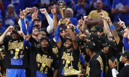 Shai Gilgeous-Alexander anota 29 puntos y el Thunder se corona en la NBA al vencer 103-91 a Pacers