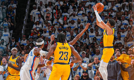 Haliburton lidera remontada de Pacers, que sorprenden a Thunder en 1er juego de Finales