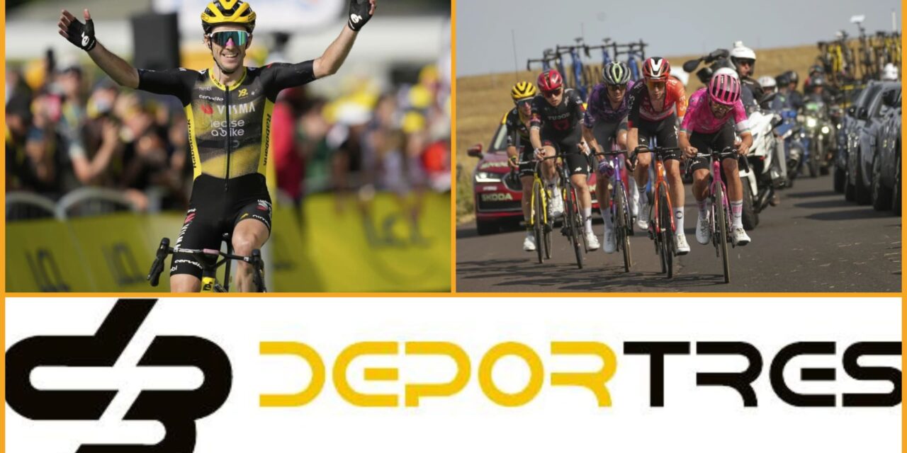 Yates gana la primera etapa montañosa del Tour de Francia y Healy se lleva el maillot amarillo(Video D3 completo 12:00 PM)