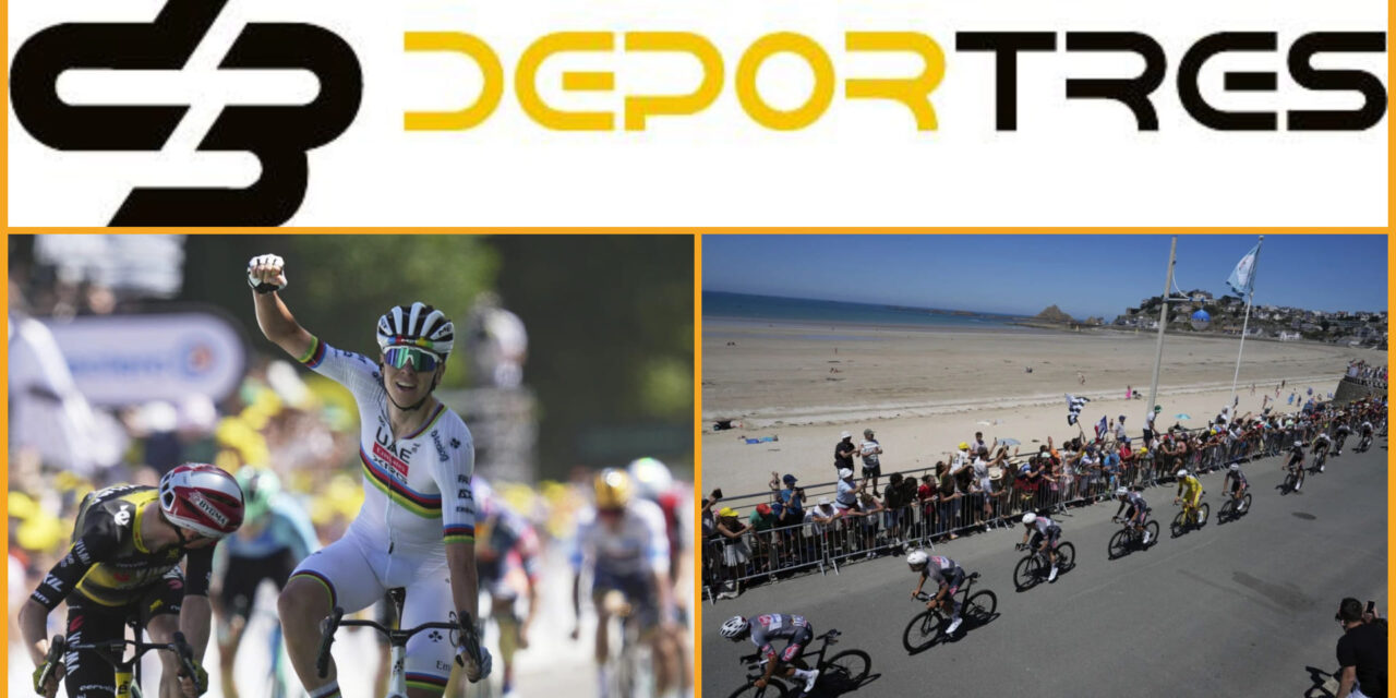 Pogačar sigue dominando el Tour tras ganar la séptima etapa y recuperar el maillot amarillo(Video D3 completo 12:00 PM)