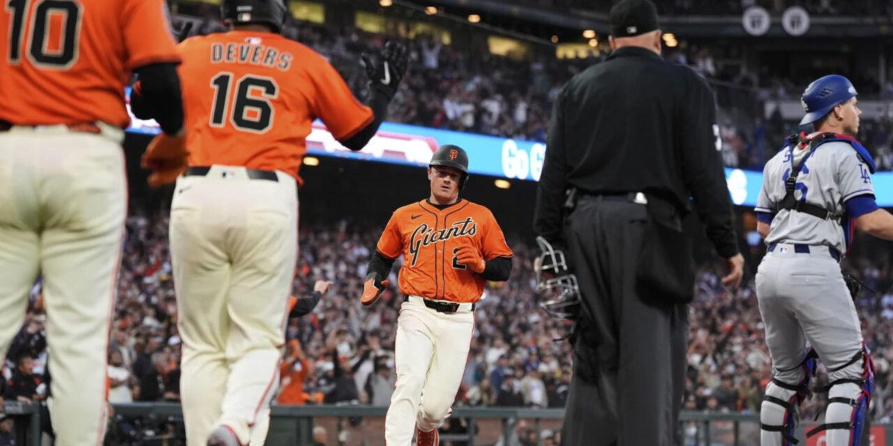 Willy Adames y Jung Hoo Lee impulsan tres carreras cada uno y los Gigantes envían a los Dodgers a su séptima derrota consecutiva.