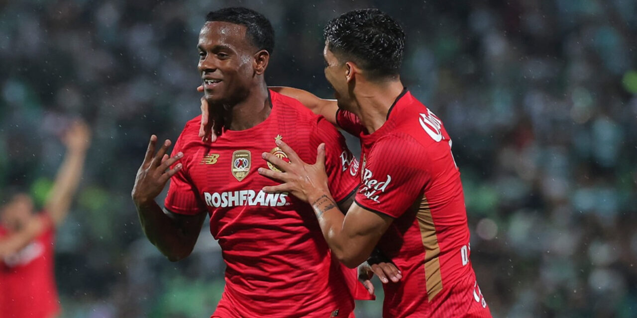 Toluca remonta y se impone en casa de Santos