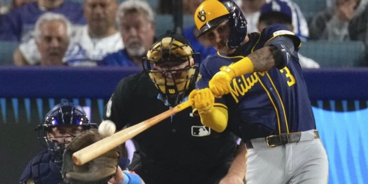 Brewers vencen a Dodgers nuevamente para su novena victoria consecutiva