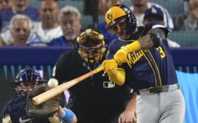 Brewers vencen a Dodgers nuevamente para su novena victoria consecutiva