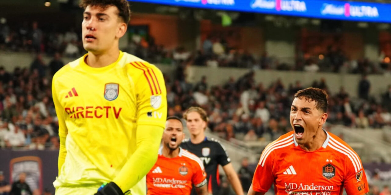 Ponce anotó dos goles tardíos para darle a Houston una victoria de 4-3 sobre el líder San Diego FC