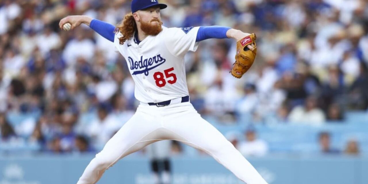 Dustin May pierde oportunidad de juego perfecto pero Dodgers barren a Medias Blancas