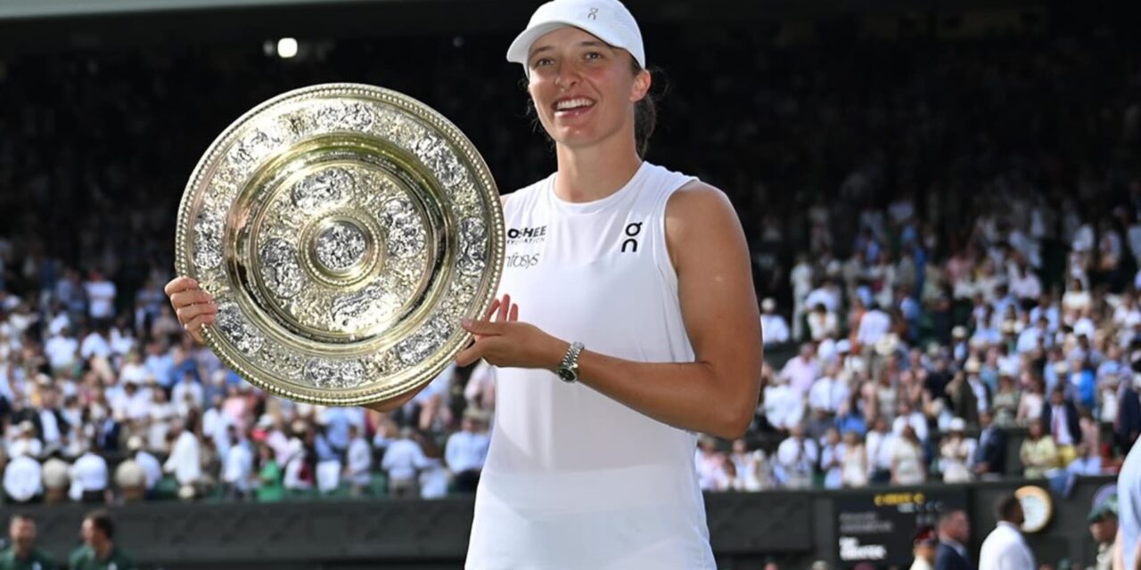 Swiatek arrasa a Anisimova y conquista Wimbledon