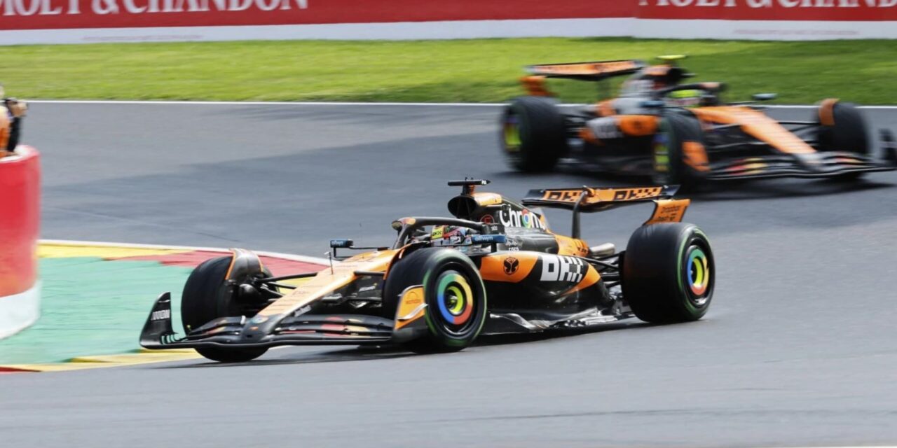 Piastri vence a Norris y gana el Gran Premio de Bélgica retrasado por la lluvia