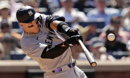 Judge llega a 33 jonrones y Yankees ponen fin a racha de 6 derrotas al vencer 6-4 a los Mets
