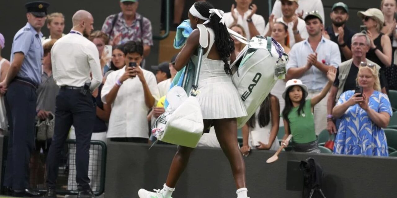 Coco Gauff queda eliminada en 1ra ronda de Wimbledon al caer ante Dayana Yastremska
