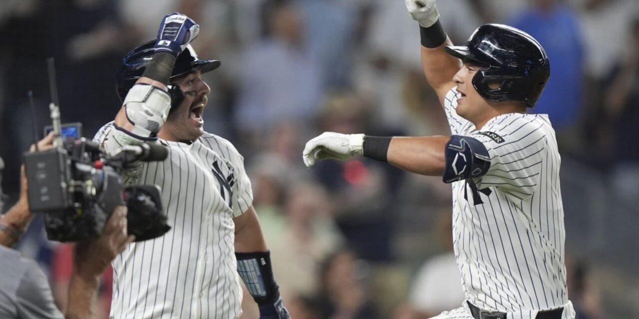 En un final de ida y vuelta, Yankees vencen 5-4 a Rays en 11 entradas