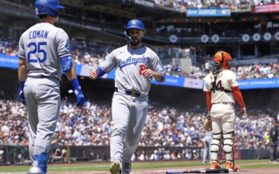 Dodgers vencen a los Gigantes 2-1 y ponen fin a una racha de 7 derrotas