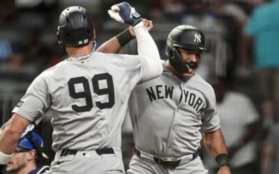 Grand slam de Grisham en el noveno inning completa remontada de Yankees contra Bravos