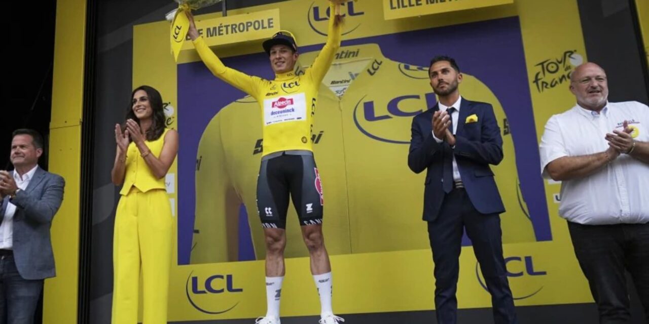 Philipsen gana la primera etapa del Tour de Francia, Pogačar termina sin problemas