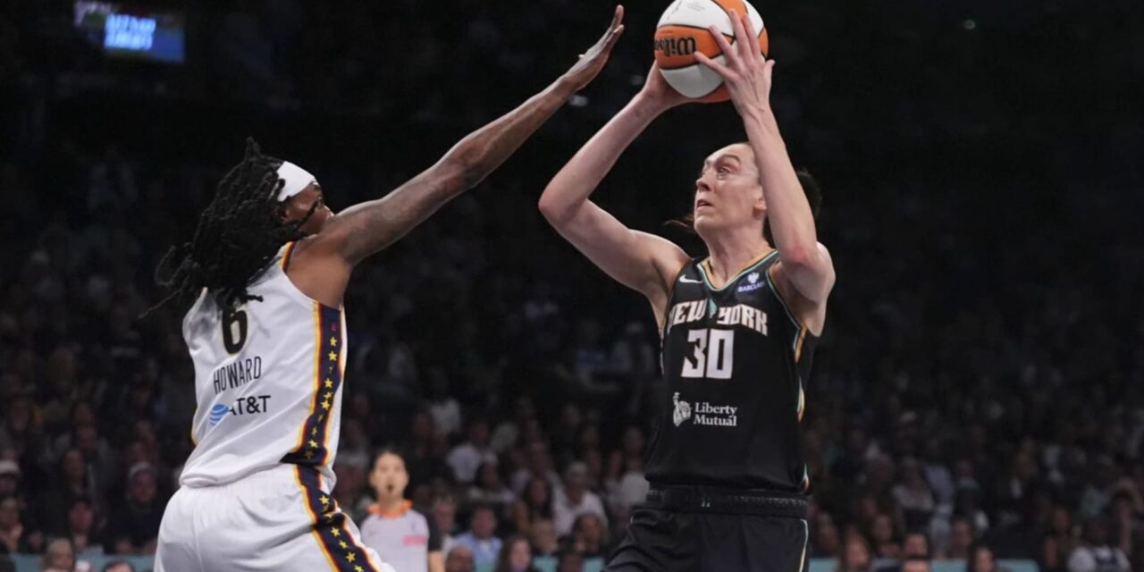 Stewart lidera a Liberty a la victoria 98-77 sobre Fever