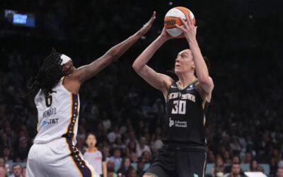 Stewart lidera a Liberty a la victoria 98-77 sobre Fever