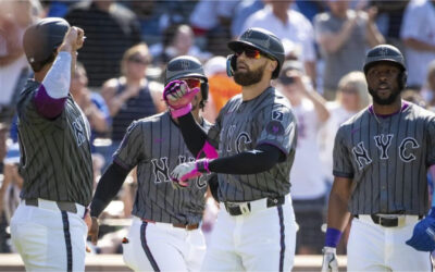 Alonso y Nimmo impulsan a Mets a victoria 12-6 sobre Yankees en la Serie del Subway