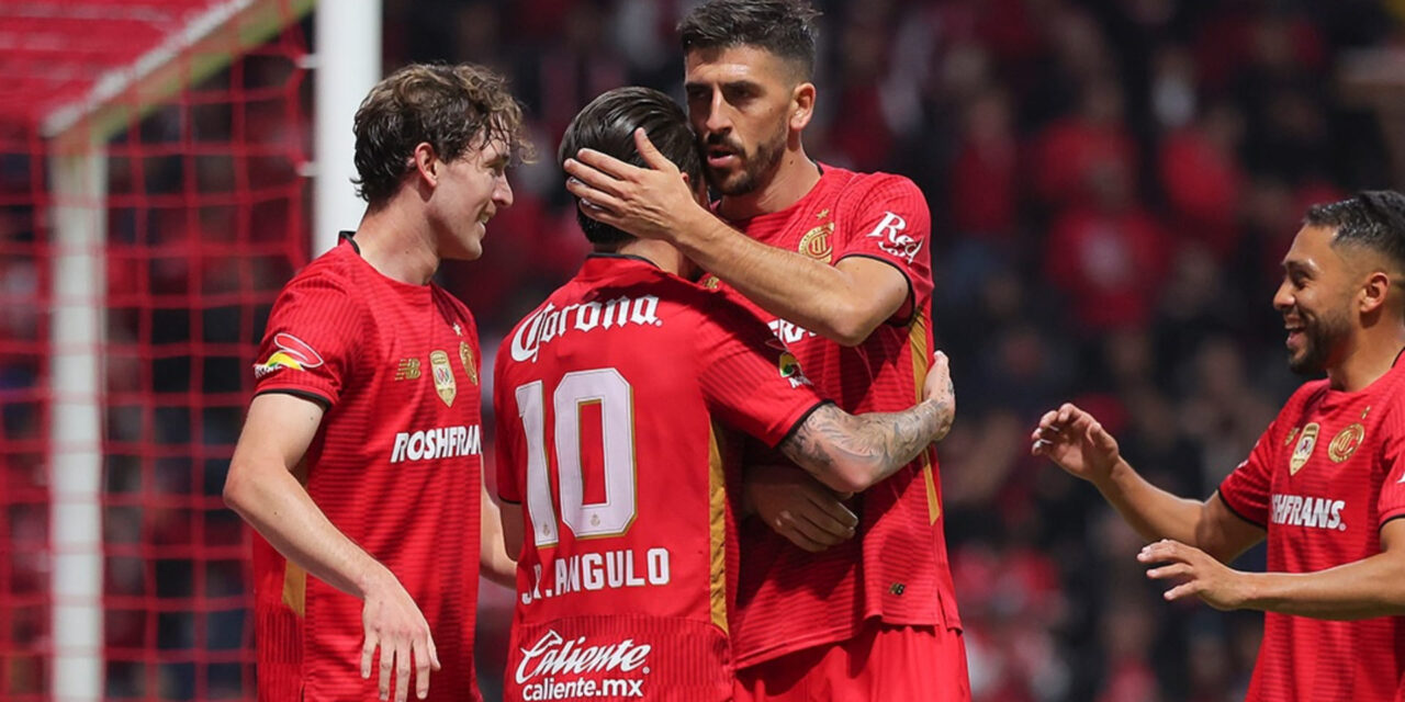 Toluca estrena su corona con triunfo sobre Necaxa