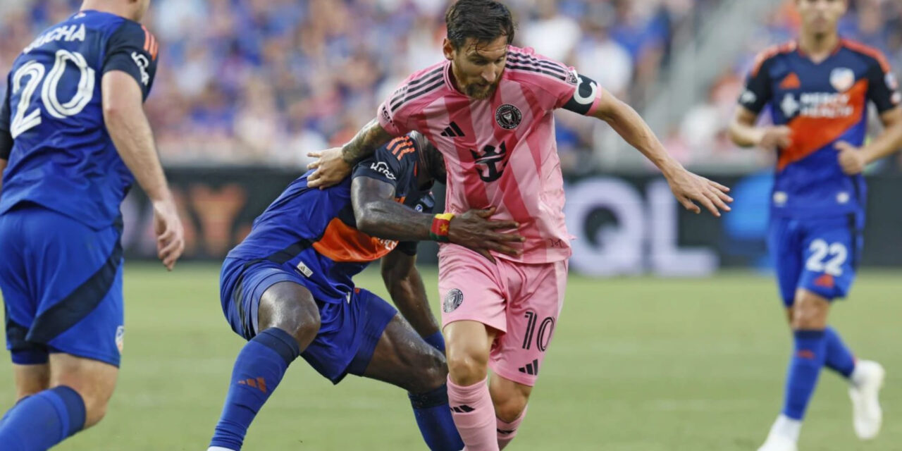 La racha de goles de Messi acaba y el Inter Miami cae 3-0 ante Cincinnati