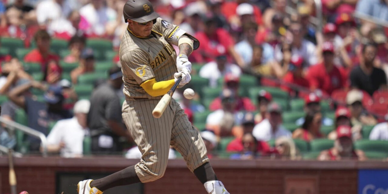Manny Machado conecta 4 hits y 2 dobles y Padres vencen a Cardenales 9-2