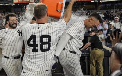 Yankees remontan y superan 6-5 a Marineros en diez entradas tras no batear hit ante Woo hasta la 8va