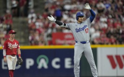 Doble de dos carreras de Ohtani extiende su racha y Dodgers derrotan 5-2 a Rojos