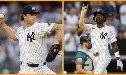 Chisholm pega dos jonrones y Schlittler gana en debut de las mayores; Yankees ganan 9-6 a Marineros