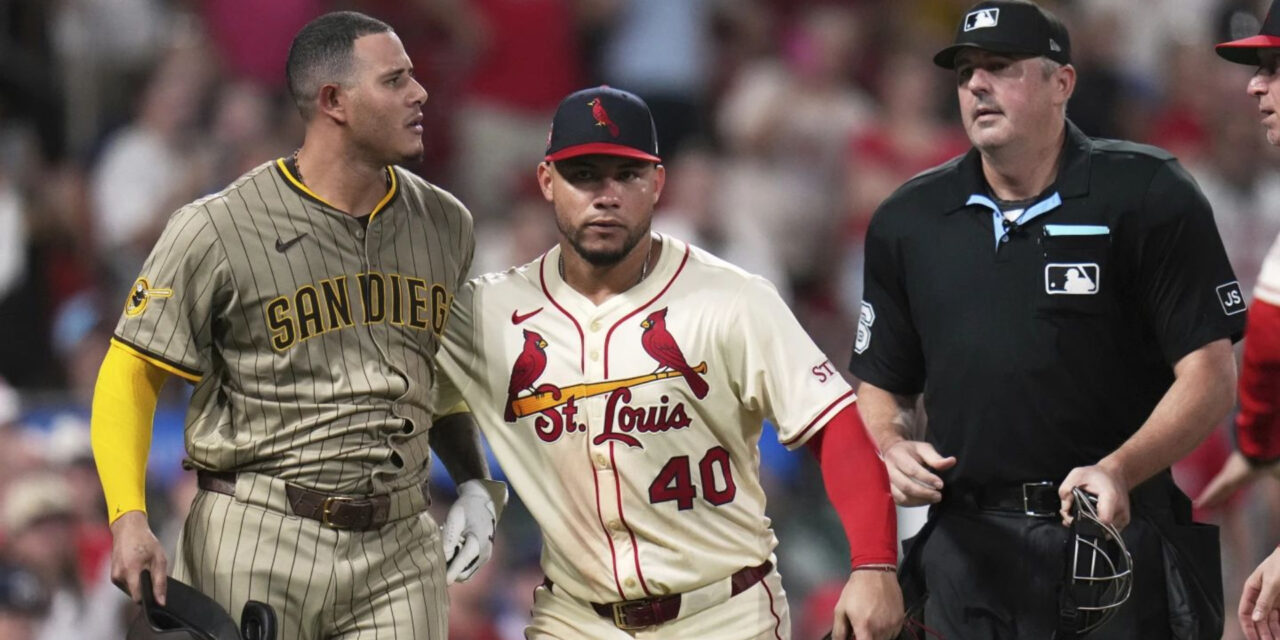 Machado logra dos hits y recibe dos golpes en la tensa victoria 3-1 de Padres sobre los Cardenales