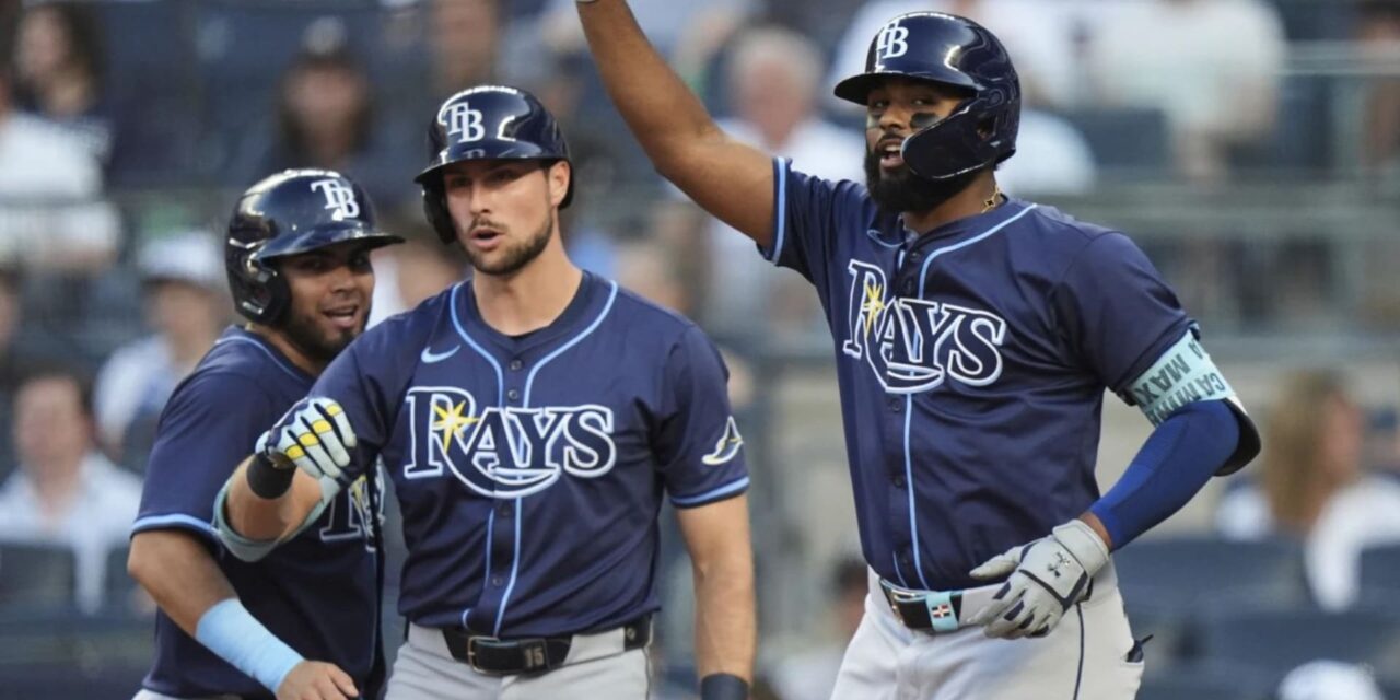 Caminero y Rasmussen brillan por Rays en victoria 4-2 ante Yankees