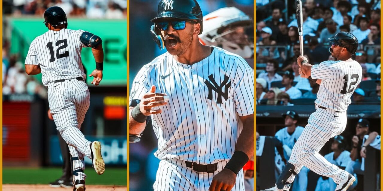 Grisham conecta jonrón tras perder ventaja y rescata a Yankees que vencen 5-4 a Astros