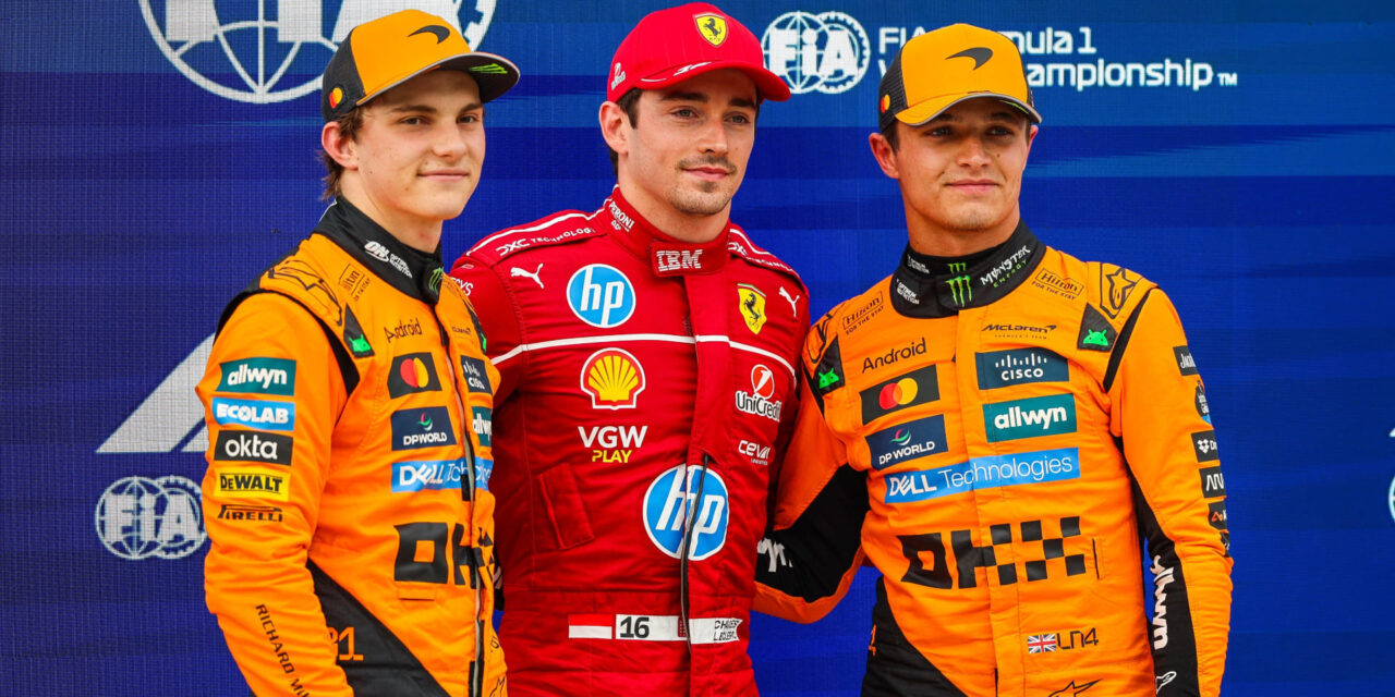 Leclerc de Ferrari sorprende a McLaren y logra la pole en el Gran Premio de Hungría