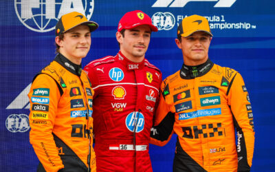Leclerc de Ferrari sorprende a McLaren y logra la pole en el Gran Premio de Hungría