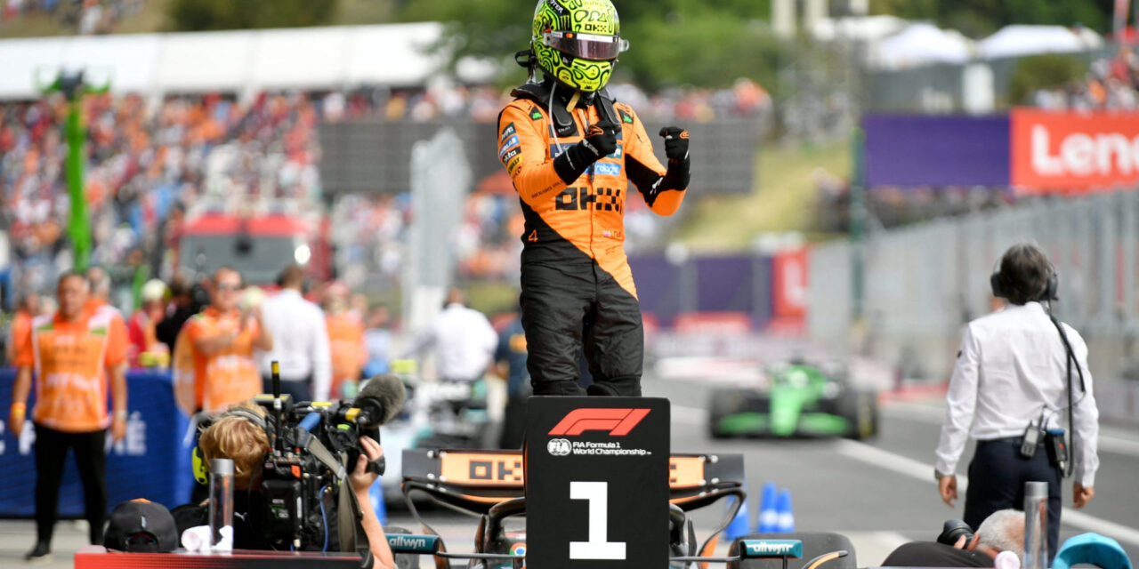 Norris lidera el 1-2 de McLaren en Hungría y aprieta la puja por el título de la F1