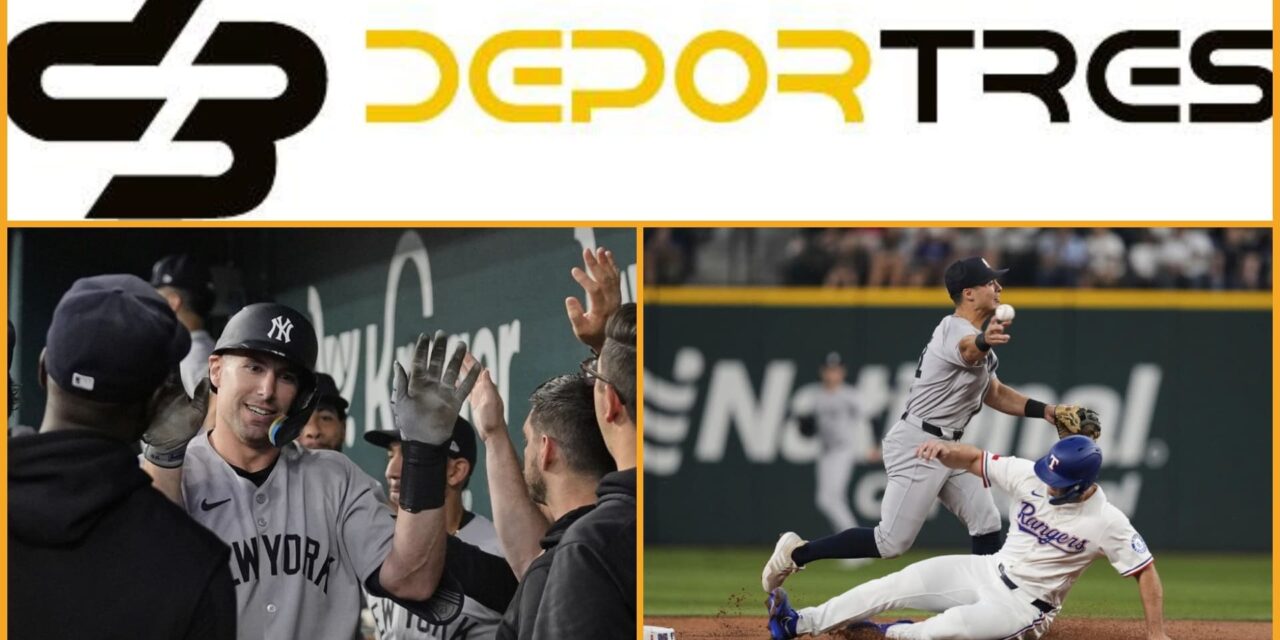 Yankees rompen racha de cinco derrotas tras jonrón de Goldschmidt y evitan barrida en Texas(Video D3 completo 12:00 PM)