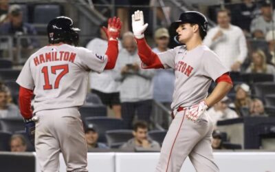 Novato Anthony pega jonrón y remolca 3 en su debut en Yankee Stadium; Medias Rojas se imponen 6-3