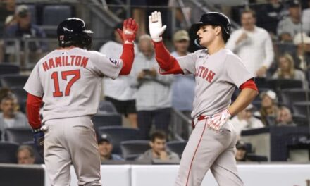 Novato Anthony pega jonrón y remolca 3 en su debut en Yankee Stadium; Medias Rojas se imponen 6-3