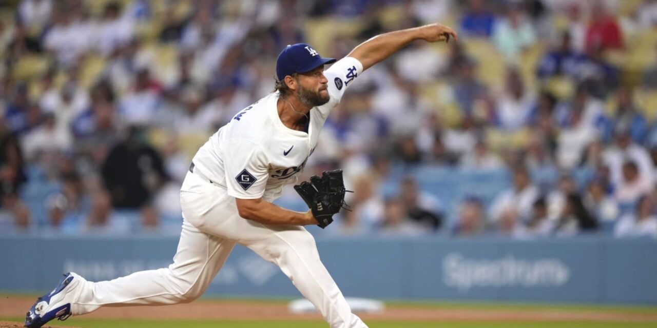 La racha ganadora de Dodgers continúa con Clayton Kershaw frente a Rojos
