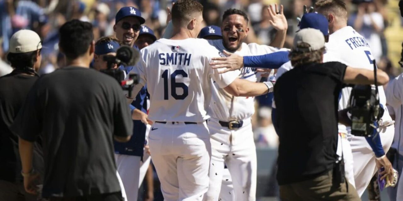 Jonrón de emergente de Smith en la novena entrada le da a los Dodgers una victoria de 5-4 sobre los Diamondbacks