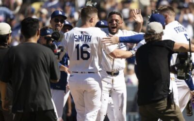 Jonrón de emergente de Smith en la novena entrada le da a los Dodgers una victoria de 5-4 sobre los Diamondbacks