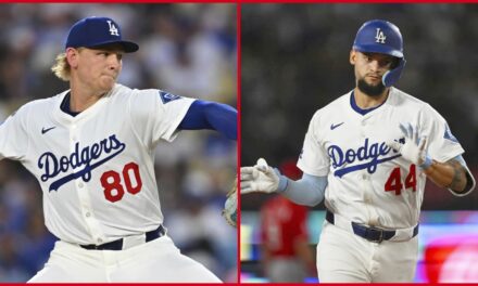 Sheehan brilla y 2 jonrones de Pagés llevan a Dodgers al 1er lugar en su división