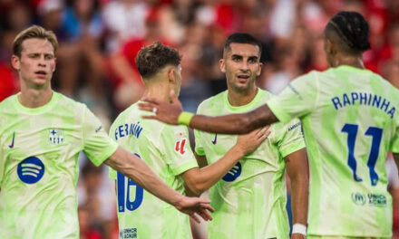 El campeón FC Barcelona comenzó la defensa de su título con una victoria ante Mallorca