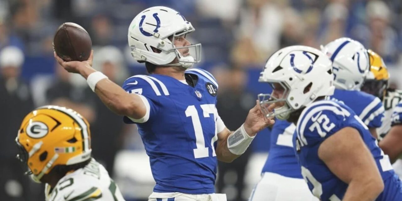 Colts nombran a Daniel Jones como quarterback titular para el día inaugural
